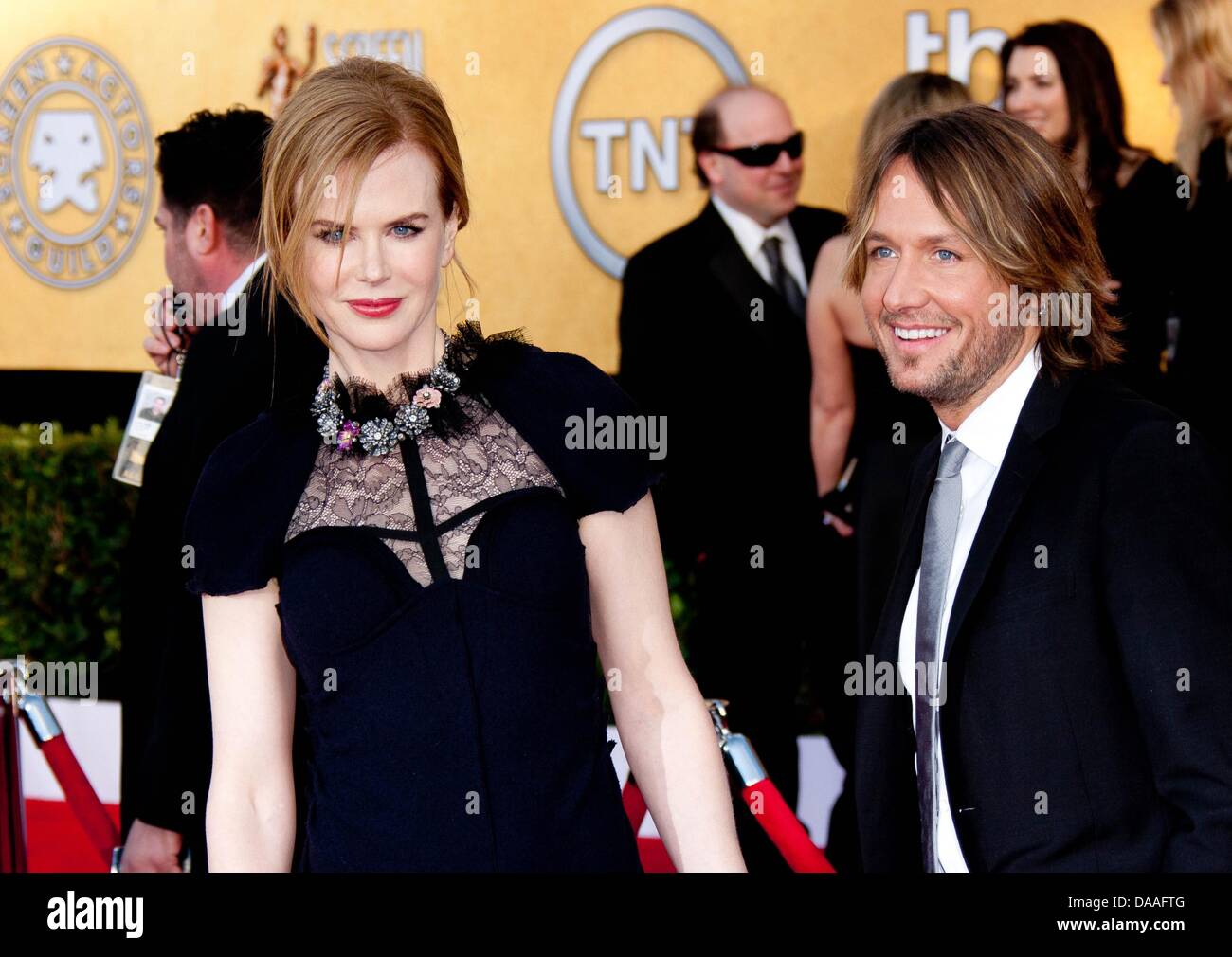 Australian actress Nicole Kidman and her husband, musician Keith Urban