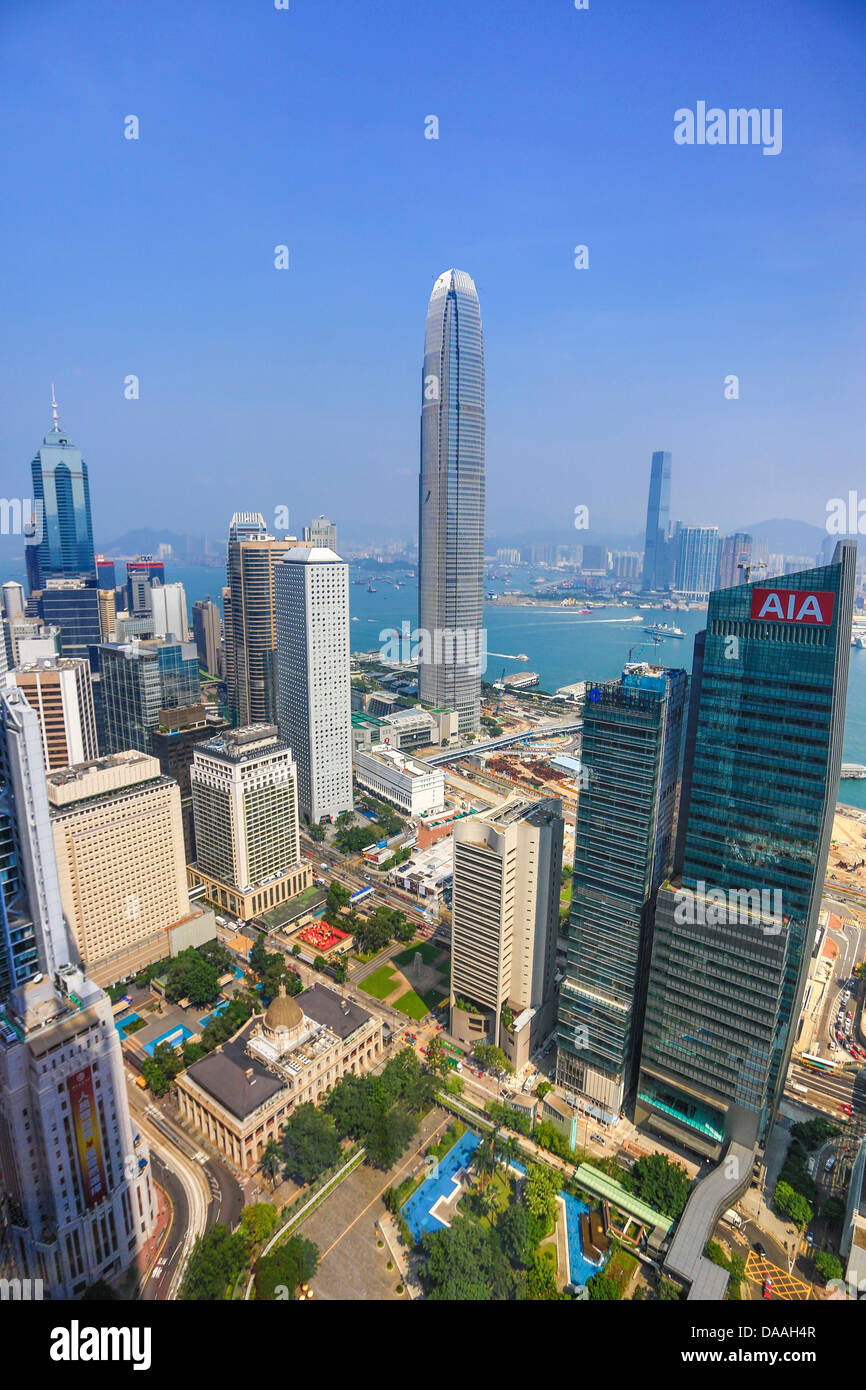 Hong Kong, China, Asia, City, Central District, Legislative Council, Financial, Center, Building, architecture, buildings, centr Stock Photo