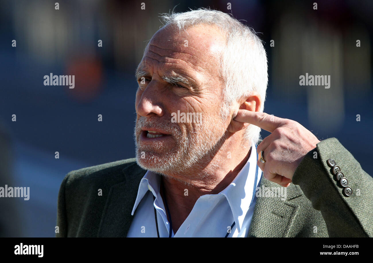 Owner Of The Red Bull Team Austrian Dietrich Mateschitz Observes