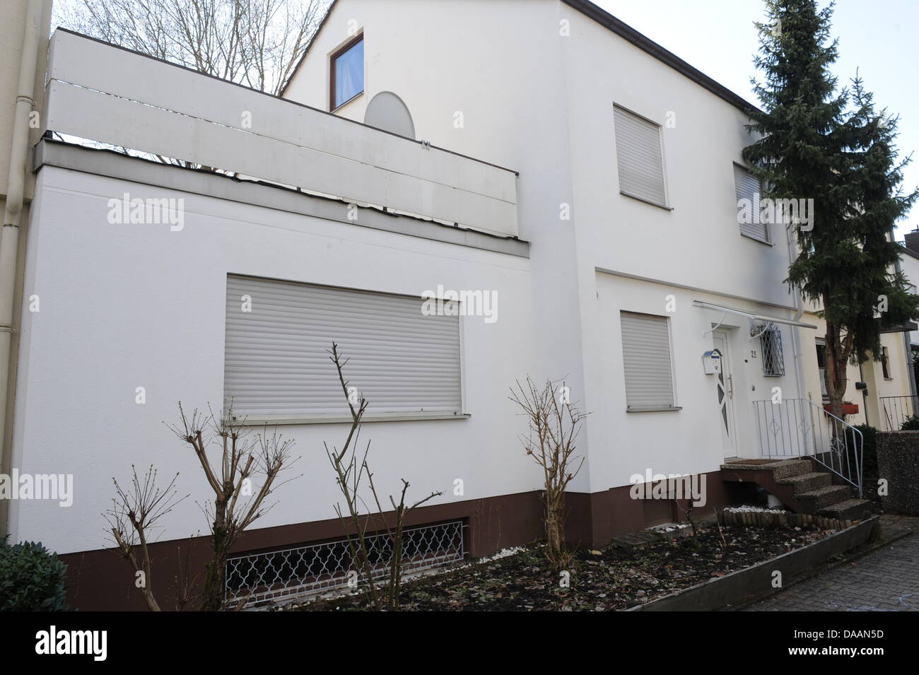 The House Of The Ben Ali Family Stands In The Sun In Stock Photo