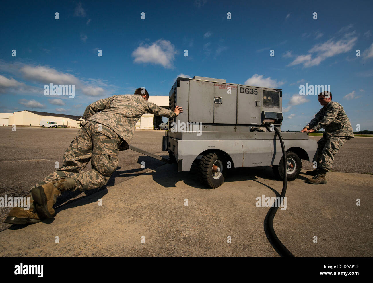 Tech. Sgt. Jonathan Livingston and Senior Airman Clayton Valentine