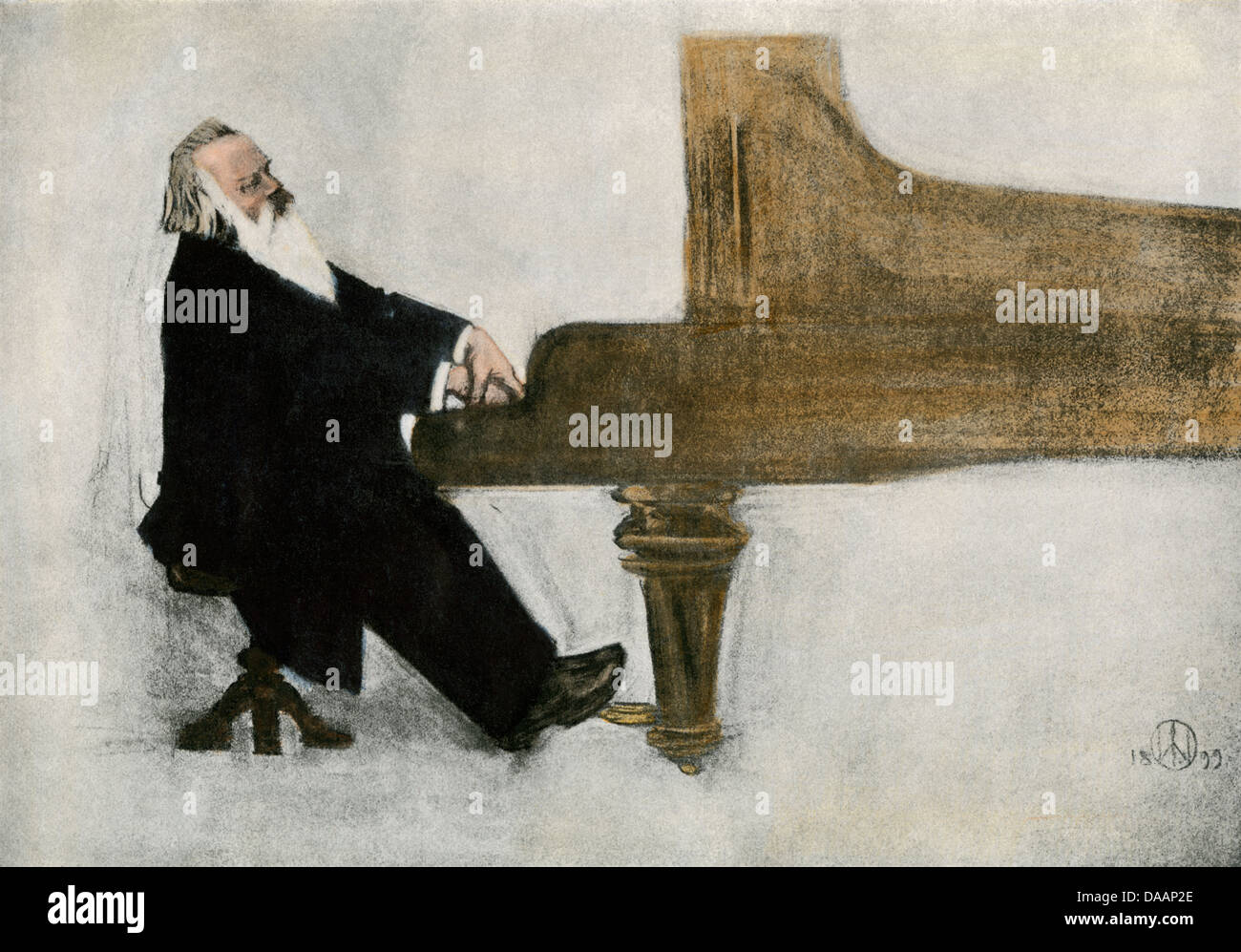 Johannes brahms piano hi-res stock photography and images - Alamy