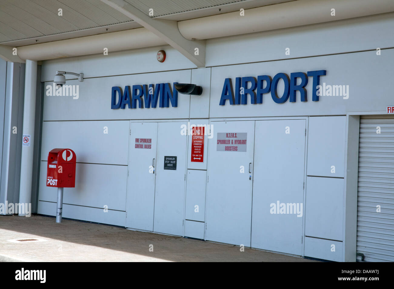 darwin airport Stock Photo