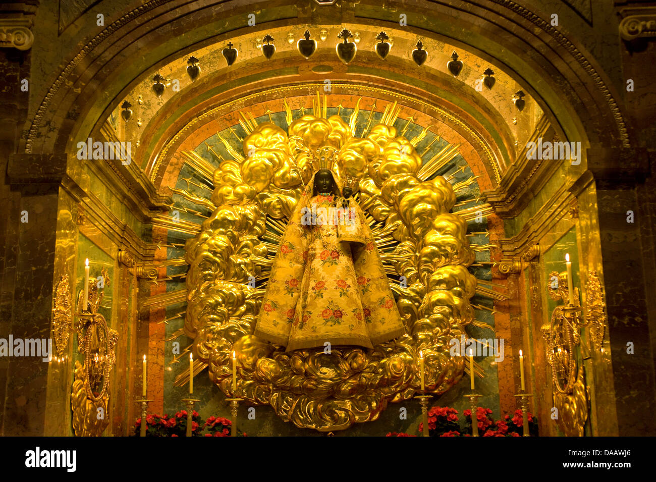 Einsiedeln switzerland chapel black hi-res - madonna images photography and Alamy stock