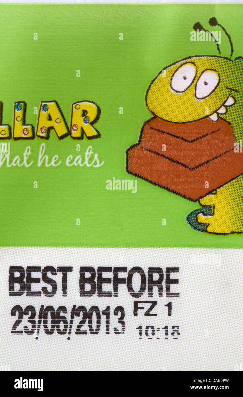 Best Before 23/06/2013 on packet of Marks & Spencer Colin the