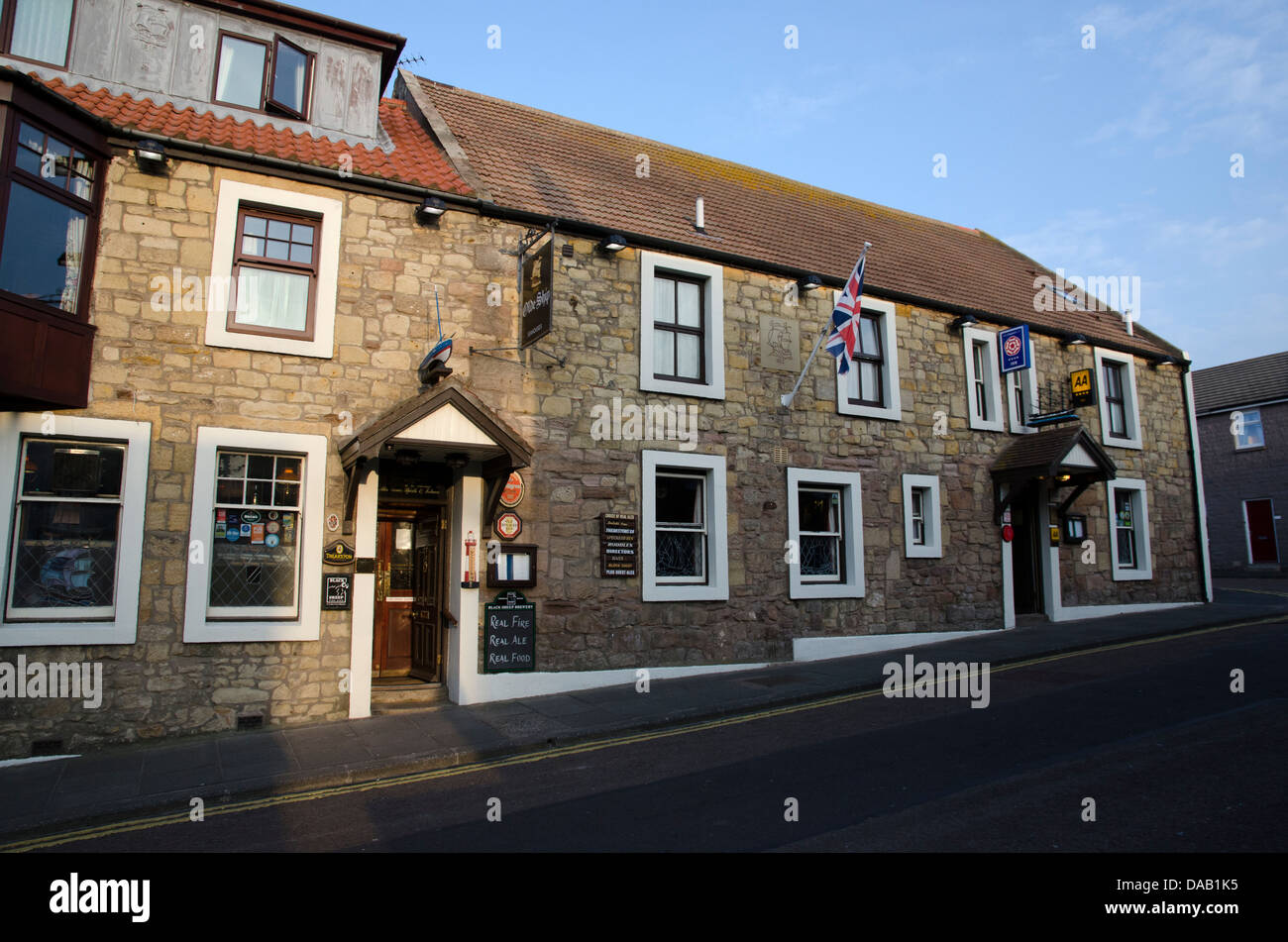 the olde ship pub restaurant inn hotel seahouses northumbria northumberland Stock Photo