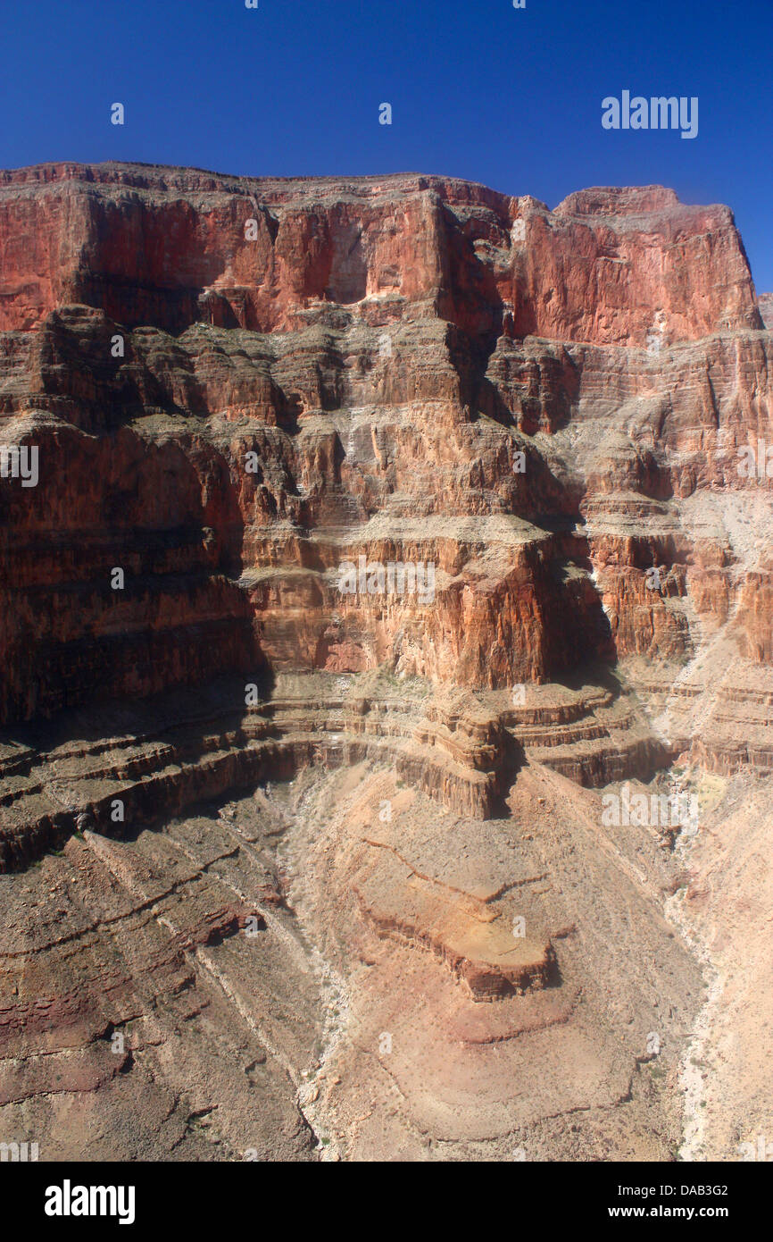 Grand Canyon Rock Layers Stock Photo