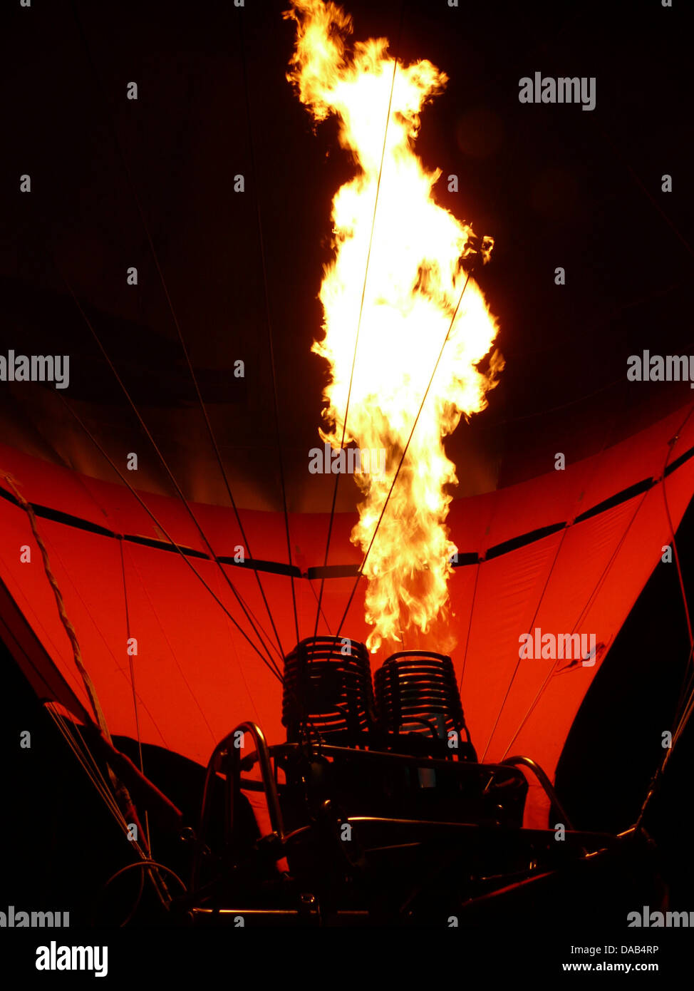 burner gas burner flame heat fire balloon Stock Photo