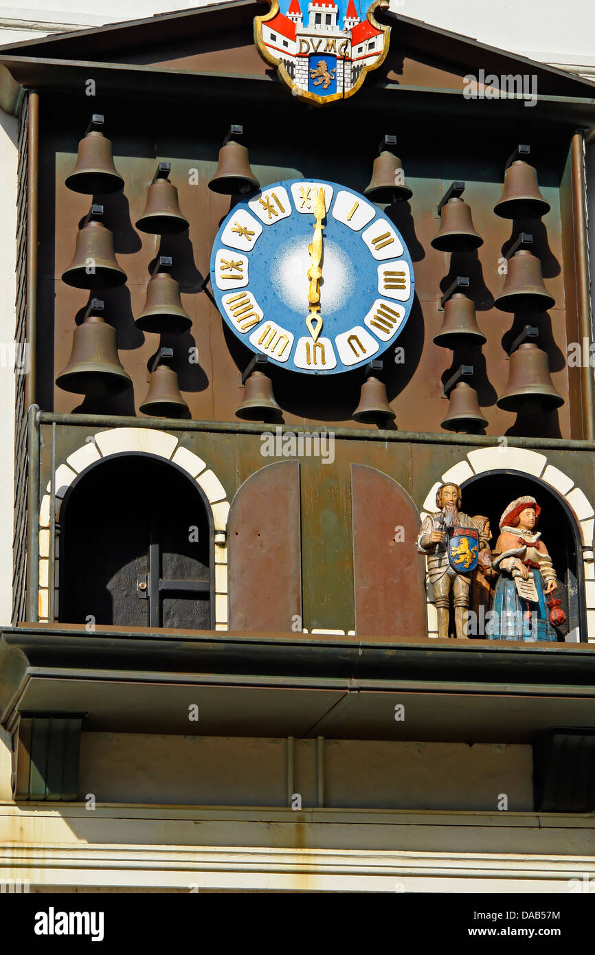 Europe, Germany, Lower Saxony, Jever, castle way, carillon, chime