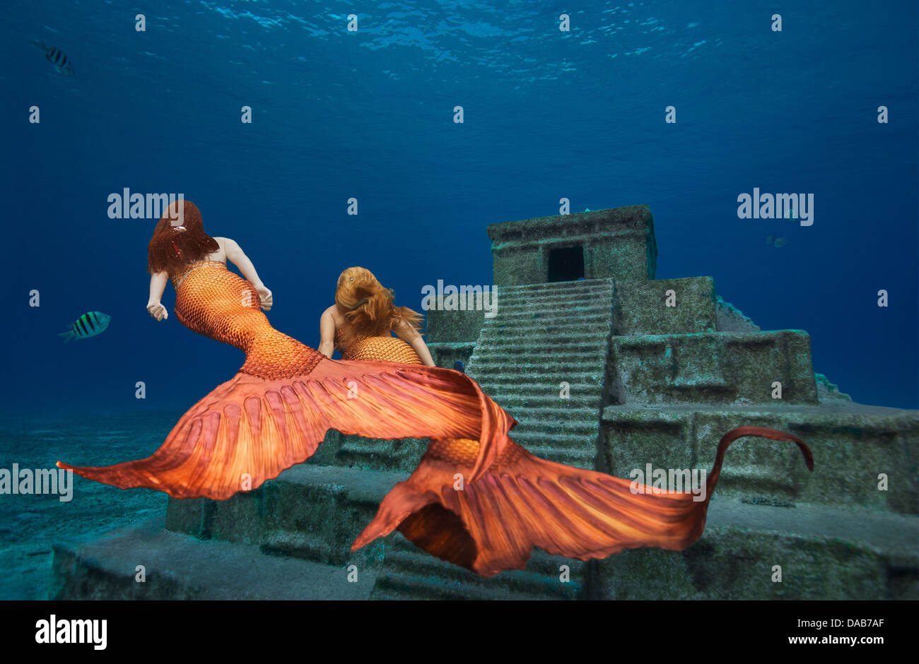 Underwater temple, mexico hires stock photography and images Alamy