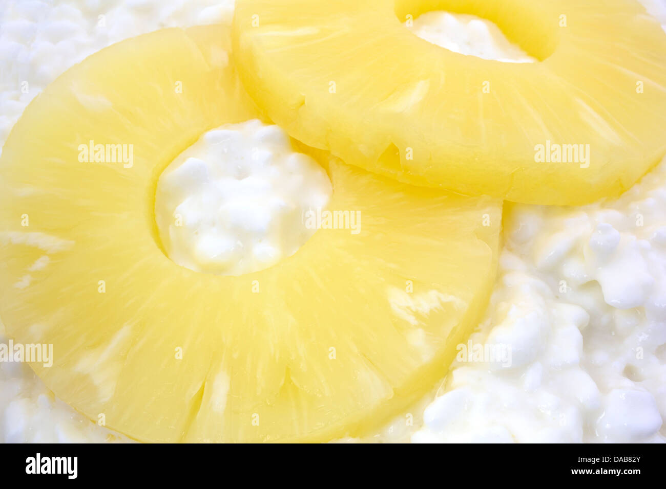 Cottage Cheese Pineapple Stock Photos Cottage Cheese Pineapple