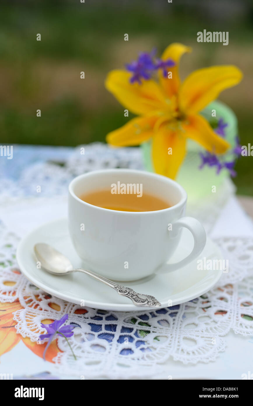 Up Front Tea Π‘up of tea Stock Photo - Alamy