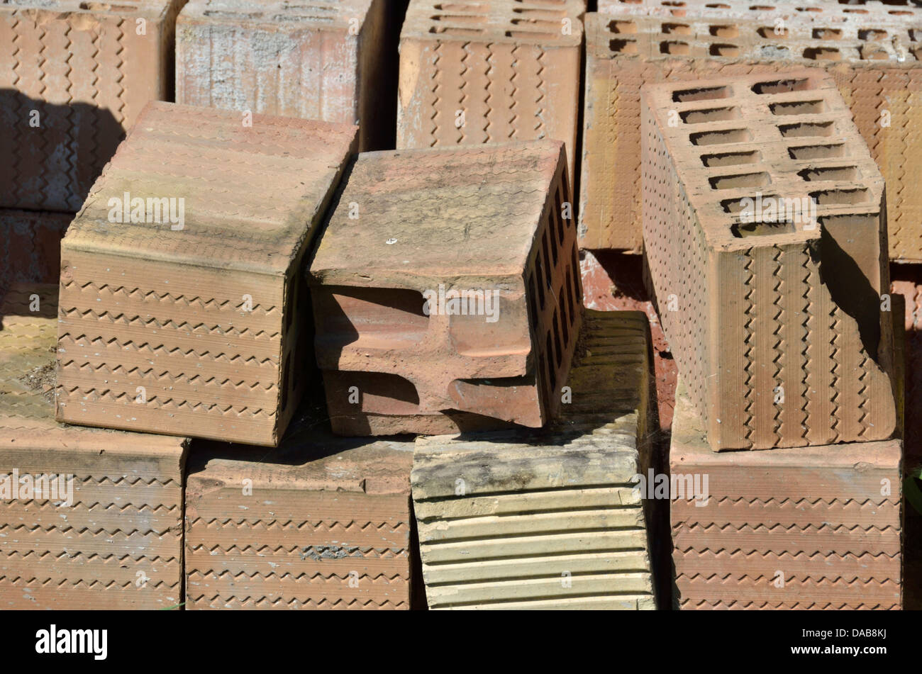 red-hollow-bricks-stock-photo-alamy