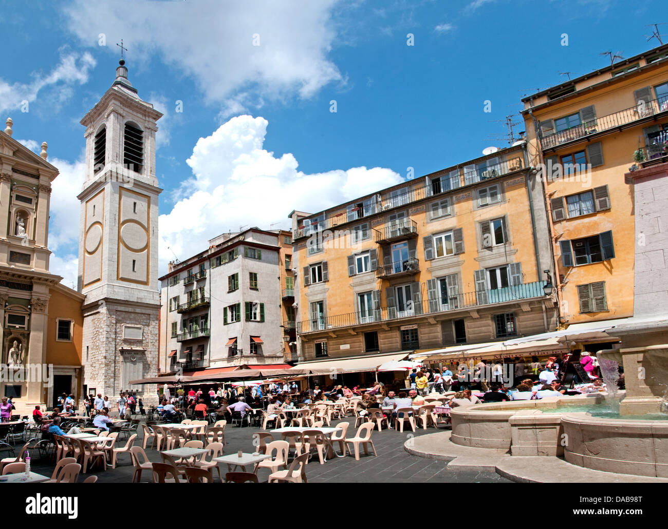 Nice, Cote d'Azur, France , French Riviera - Place Rossetti in the