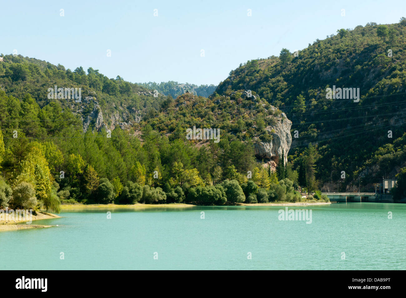 Türkei, Provinz Icel (Mersin), Tarsus, Camliyaila, Kadincik-Stausee Stock Photo