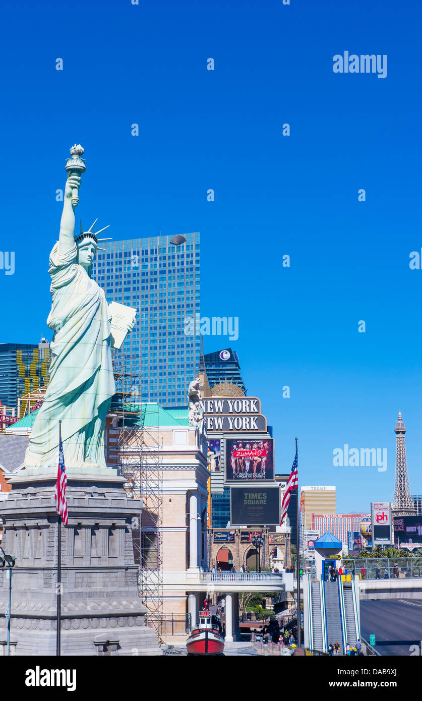 New YorkNew York Hotel & Casino in Las Vegas Stock Photo Alamy