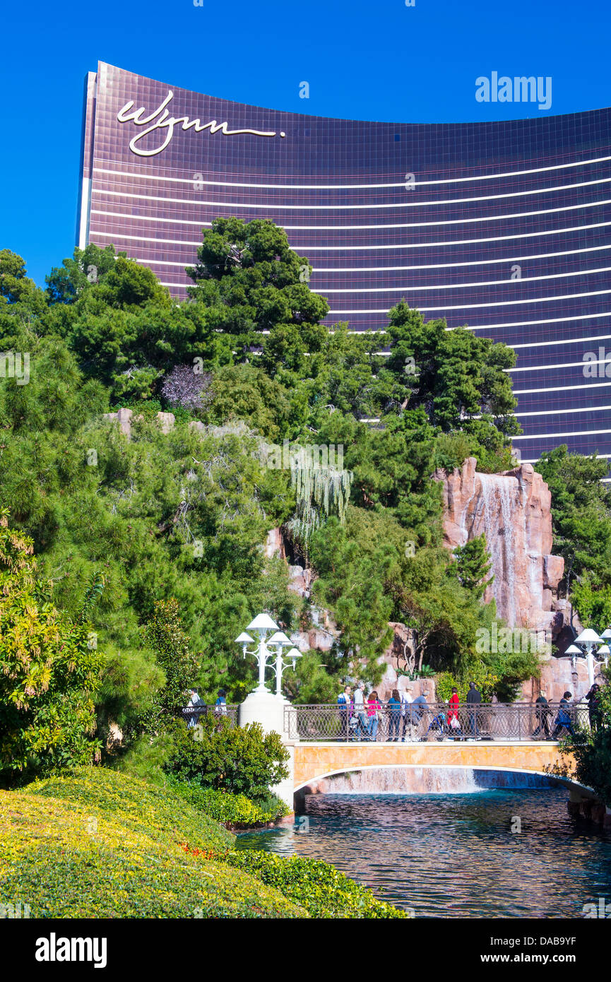 The Wynn Hotel and casino in Las Vegas Stock Photo Alamy