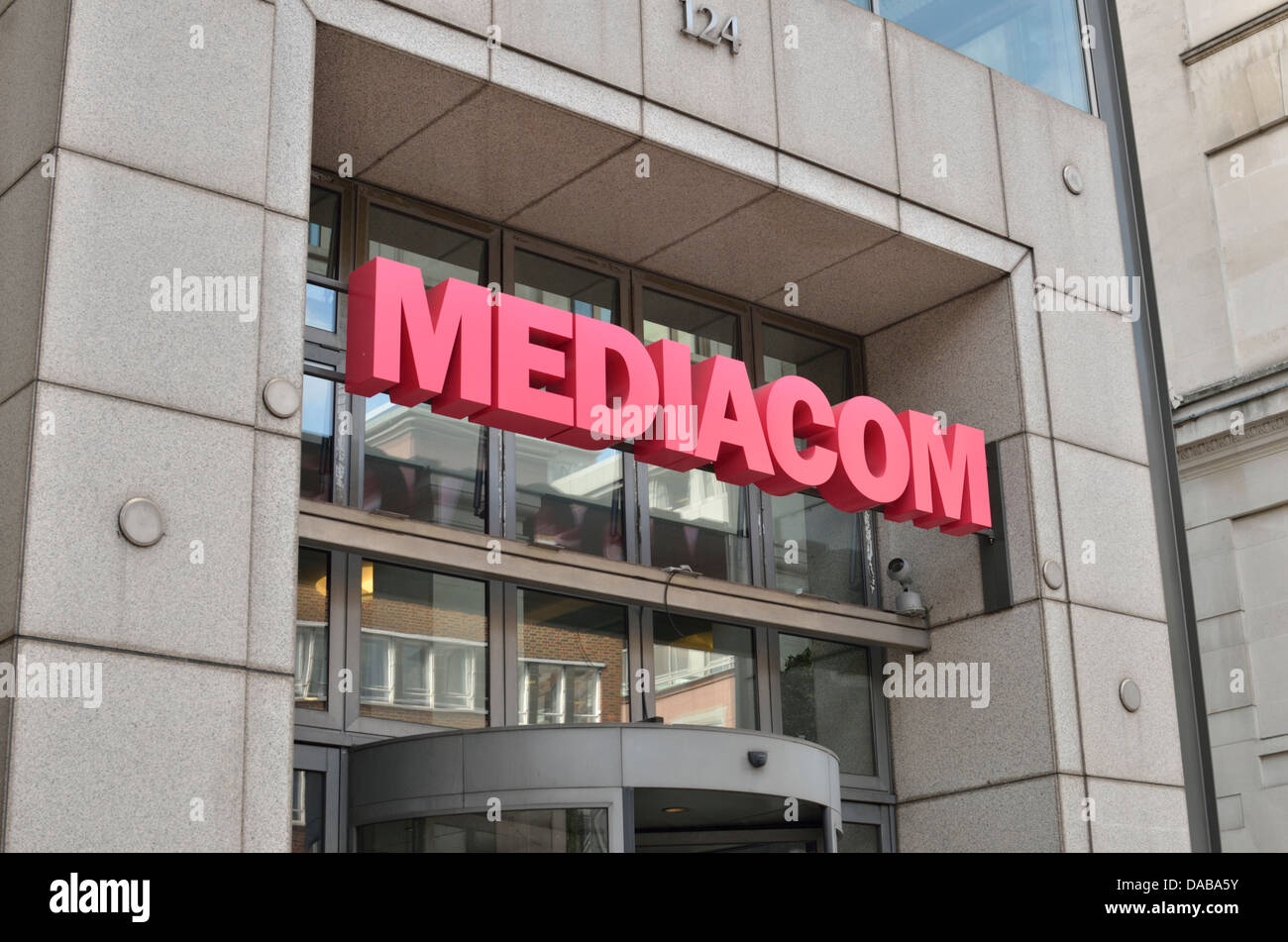 MediaCom media agency in Theobald's Road, Holborn, London, UK Stock Photo