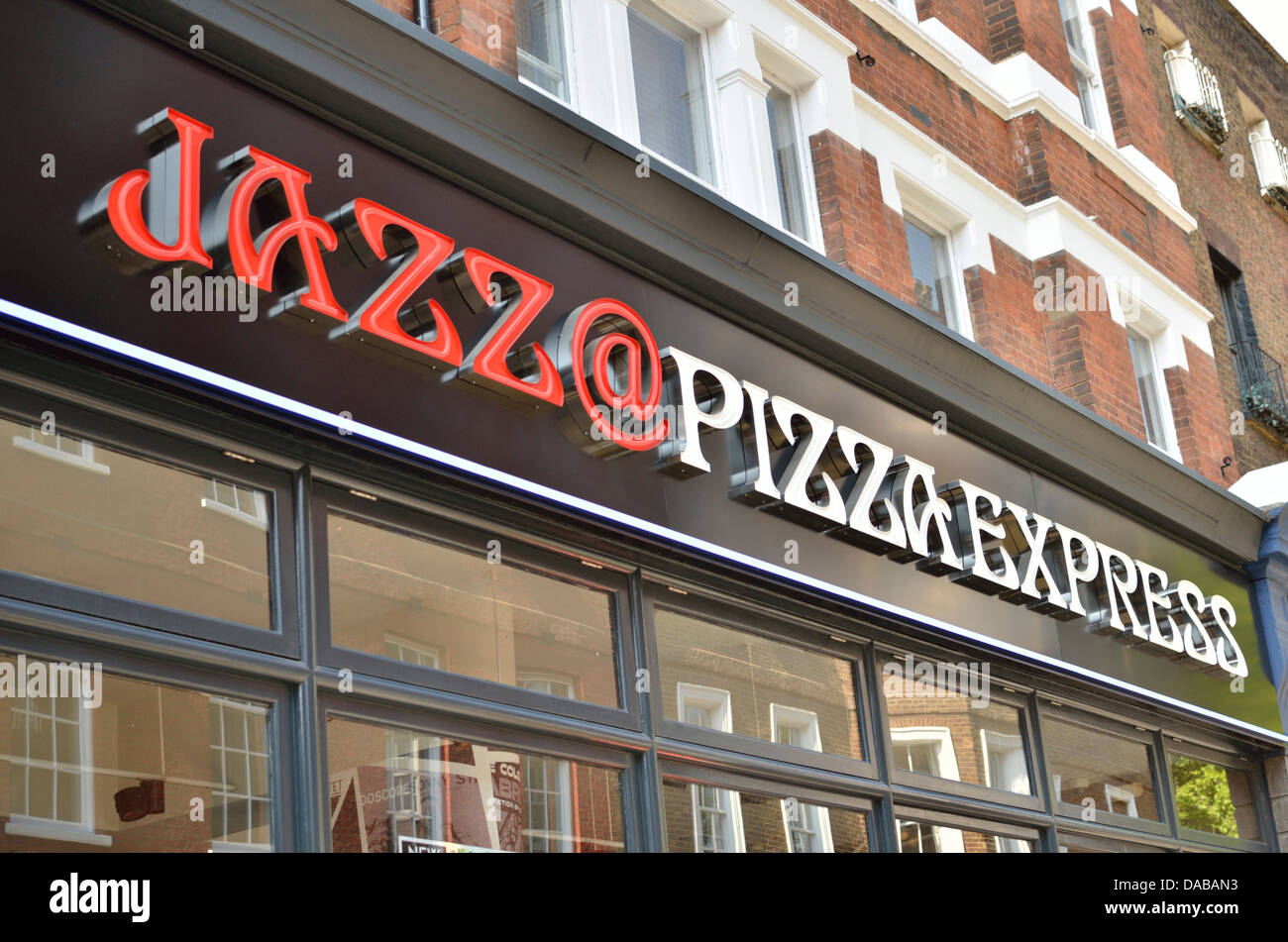 Pizza Express Jazz Club Soho London UK Stock Photo Alamy