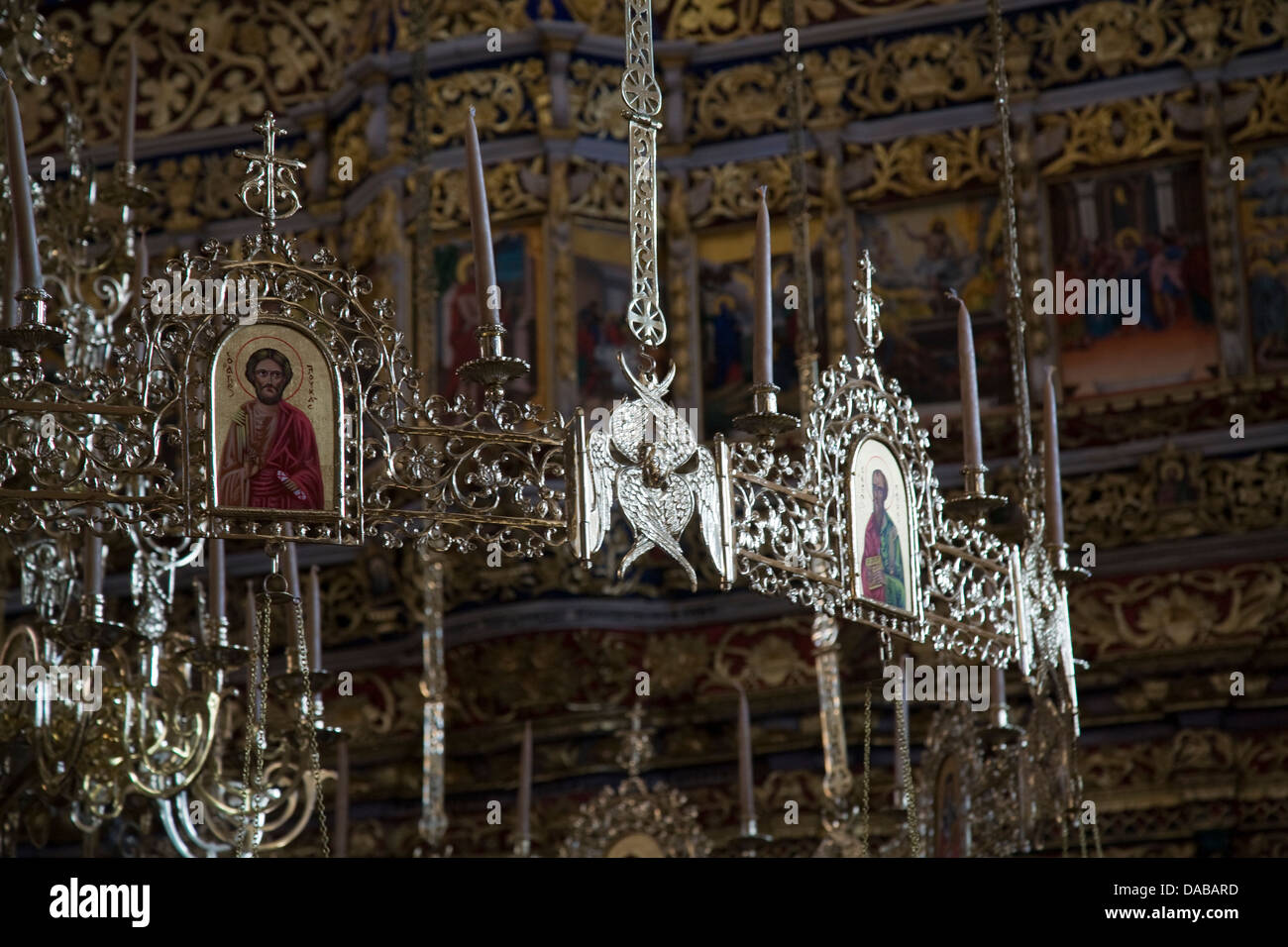 Precious icons grace the 17th century Monastery of Agia Triada near ...