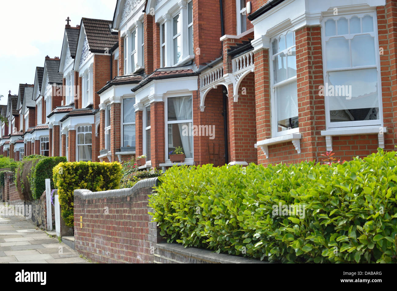 Terraced houses in Cecil Road, Muswell Hill N10, London, UK Stock Photo Alamy