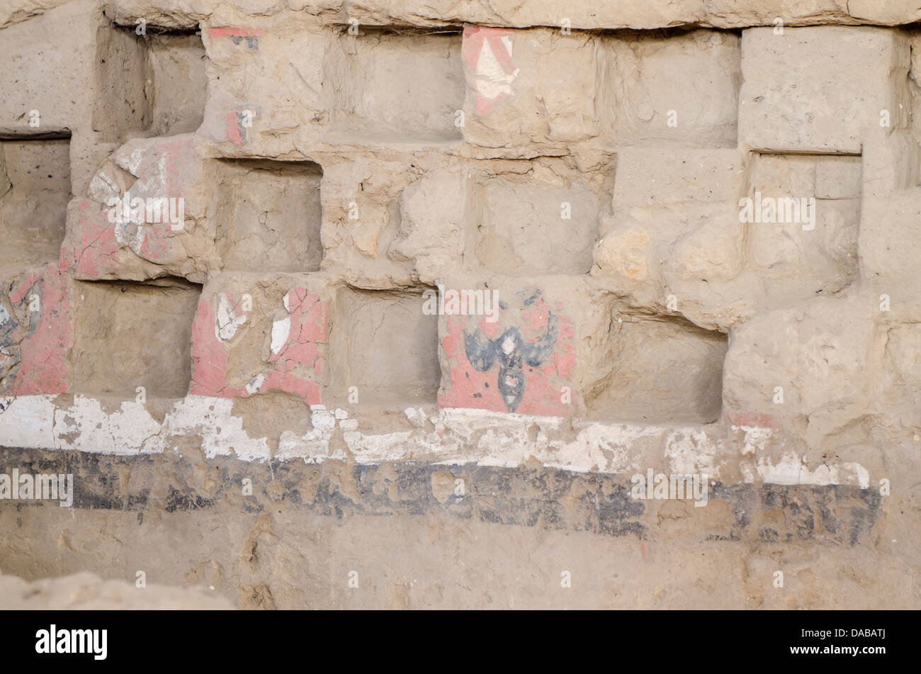 The ancient Tucume Archaeological Complex and Royal Tombs Site Museum near Chiclayo, Peru. Stock Photo