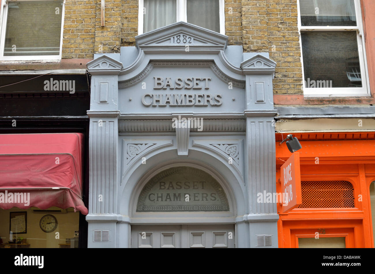 Bassett Chambers apartment building in Bedfordbury, Covent Garden