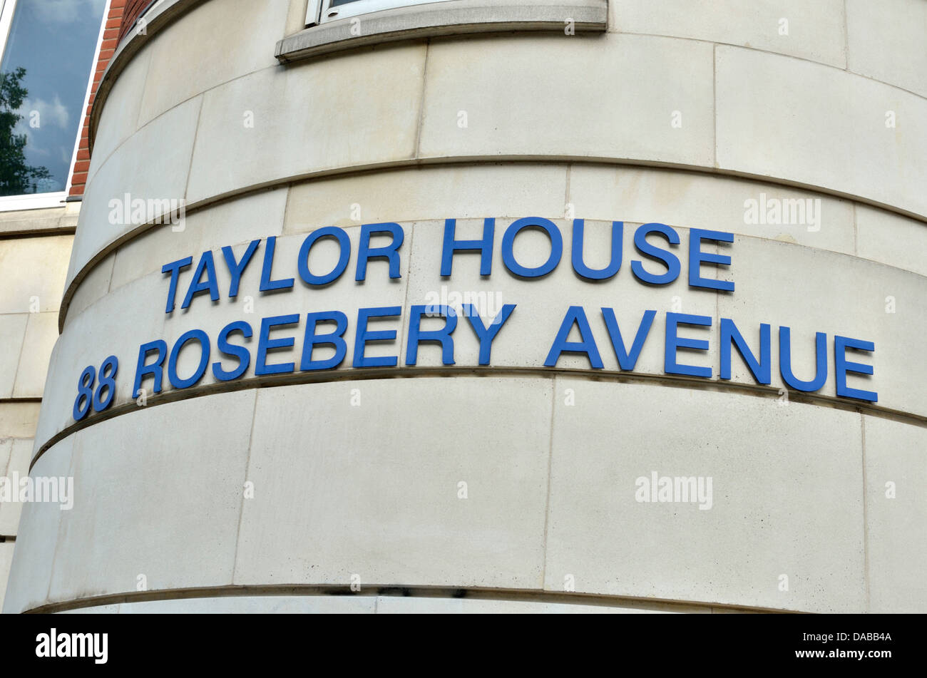 Taylor House in Rosebery Avenue, Clerkenwell, London, UK Stock Photo