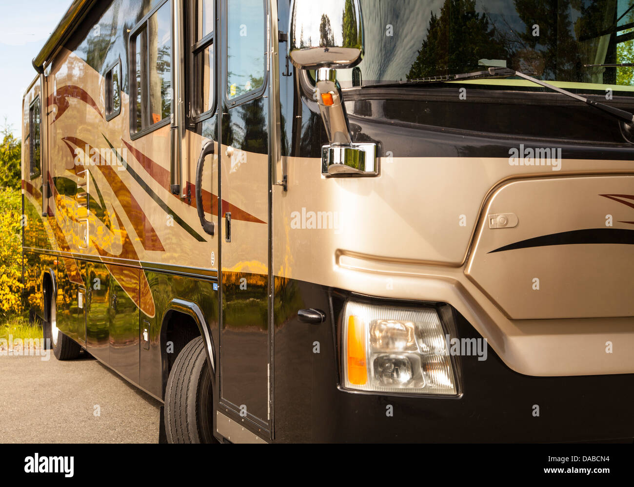 Class A motor home Stock Photo Alamy