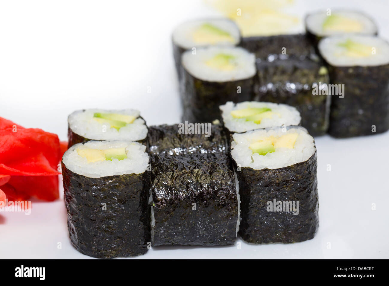 delicious seafood sushi at a Japanese restaurant Stock Photo - Alamy