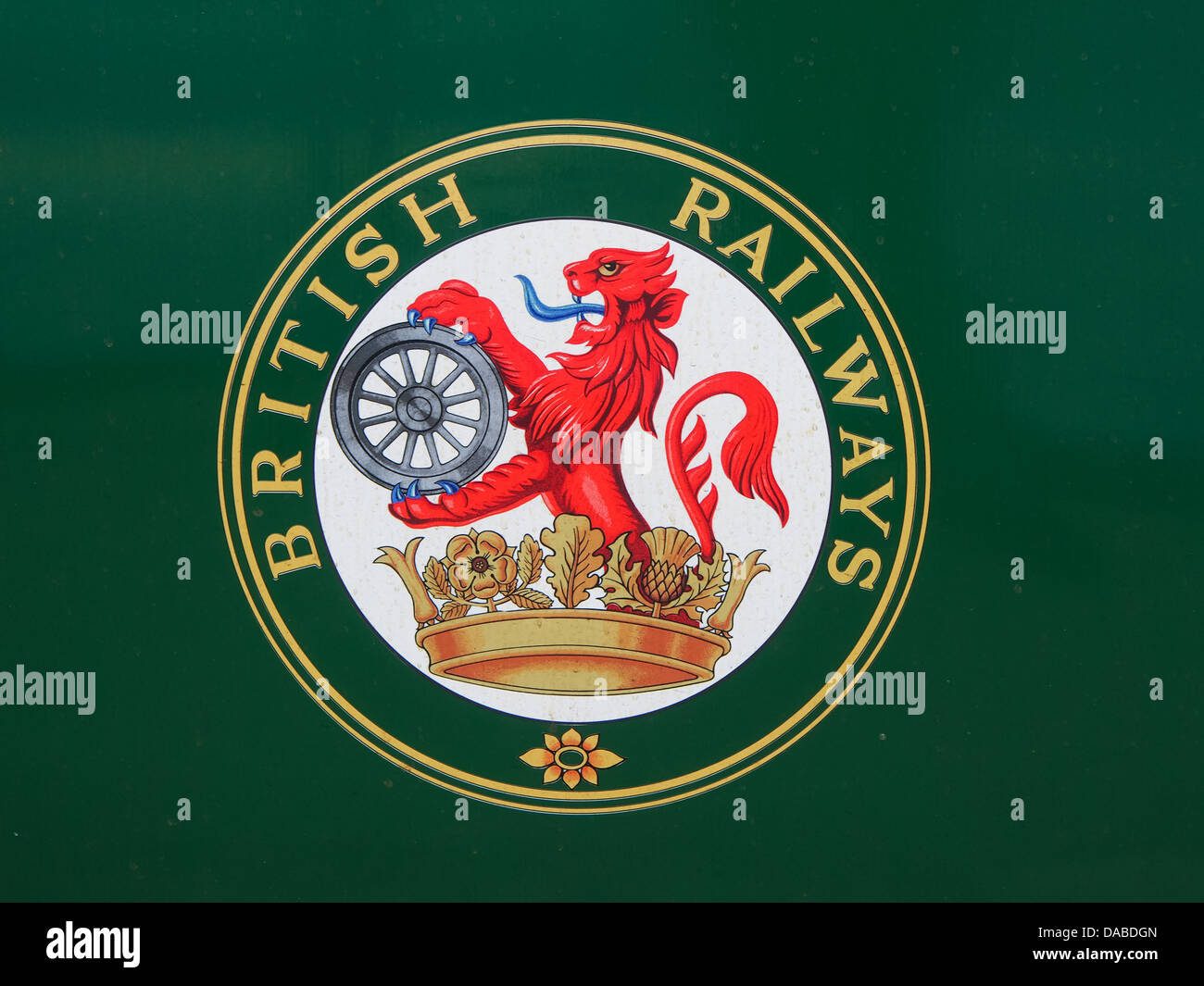 British Railways Logo Stock Photo