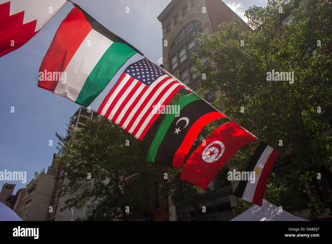 North African and Arab Street Festival in the Noho neighborhood of New