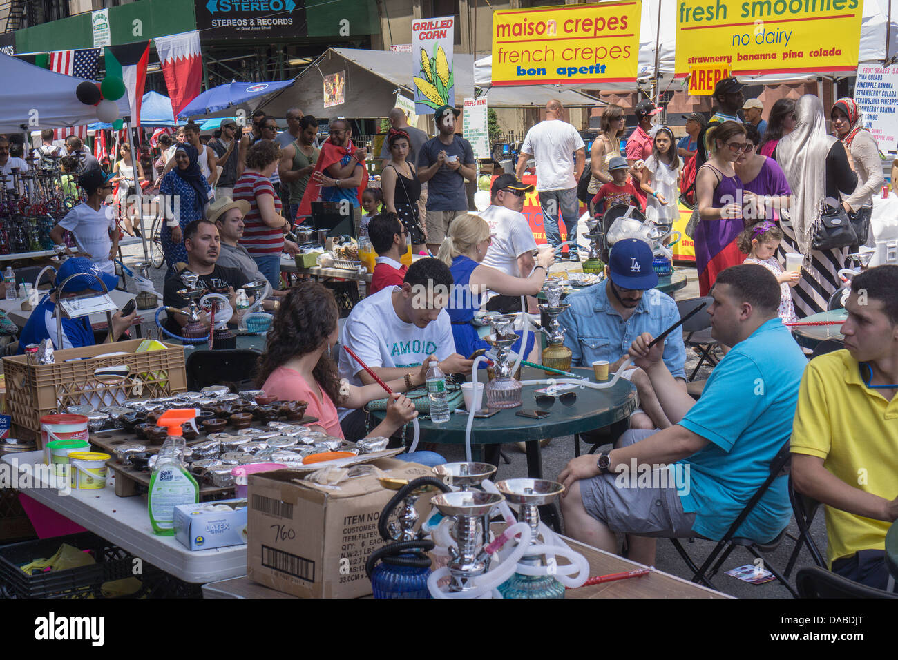 North African and Arab Street Festival in the Noho neighborhood of New