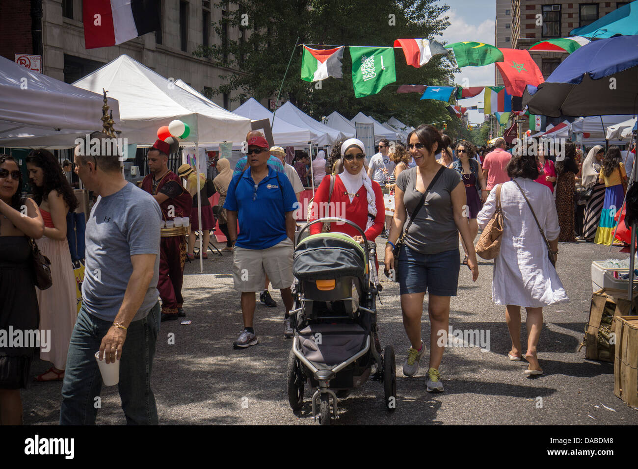 North African and Arab Street Festival in the Noho neighborhood of New