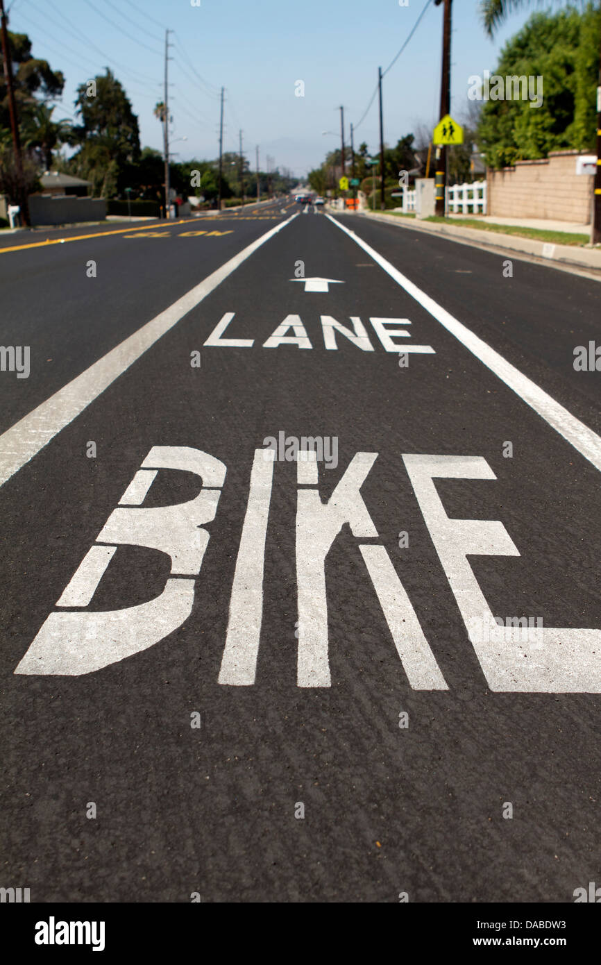 bike lane marking