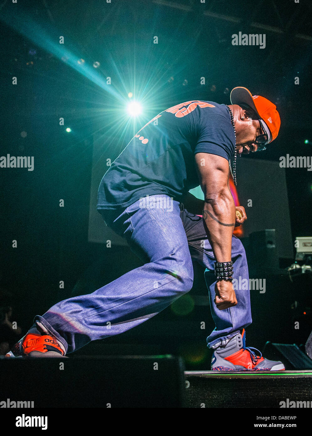 LL Cool J performing live in 2013 Stock Photo