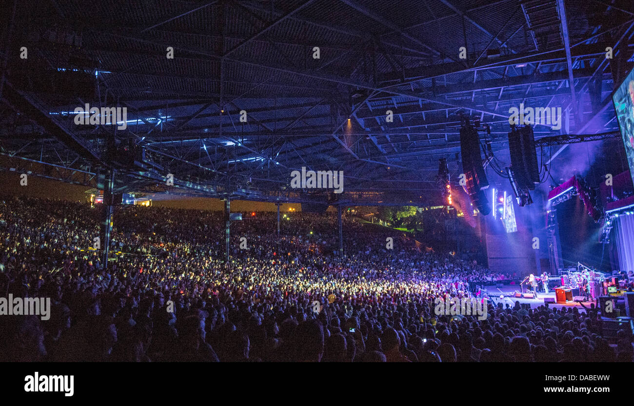 Tom Petty performing live Stock Photo