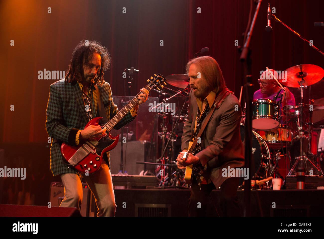 Tom Petty performing live Stock Photo