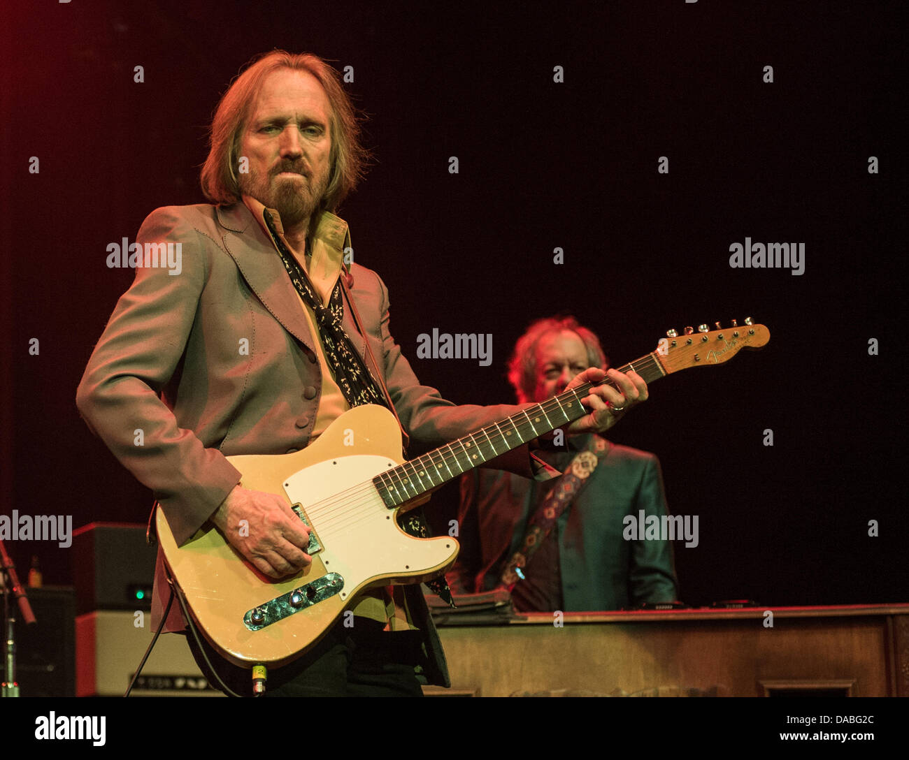 Tom Petty performing live Stock Photo