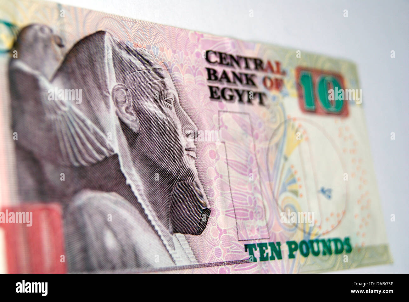 Egypt Currency Note Ten Pounds Egyptian pound Stock Photo - Alamy