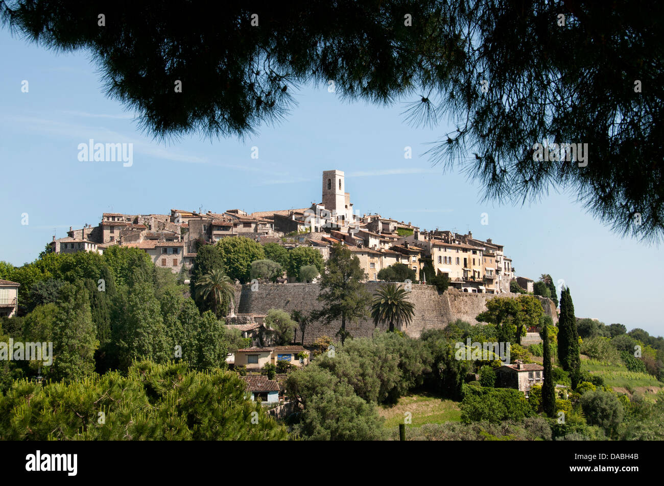 Saint Paul de Vence France Cote D'Azur Fortified Village Stock Photo