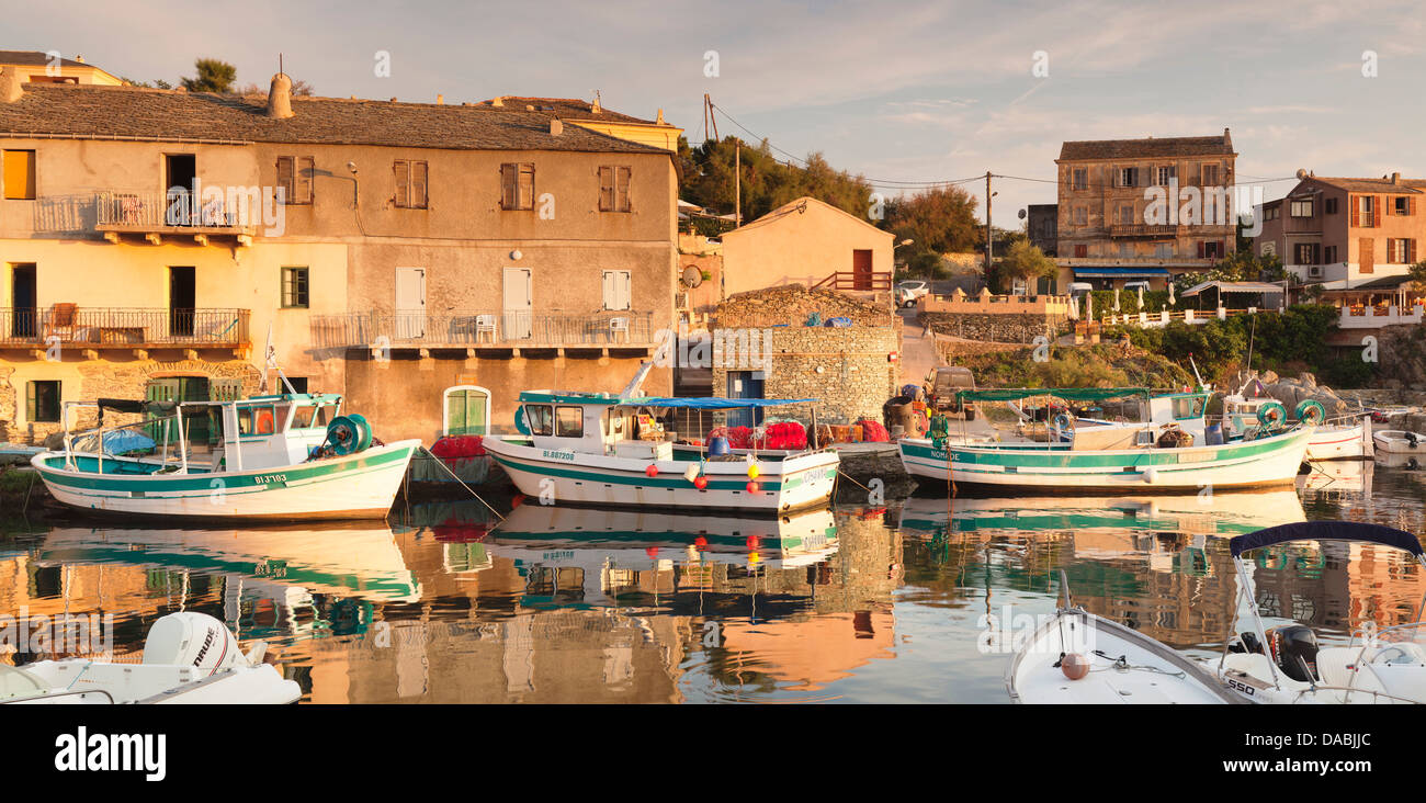 Centuri Port, Corsica, France, Mediterranean, Europe Stock Photo