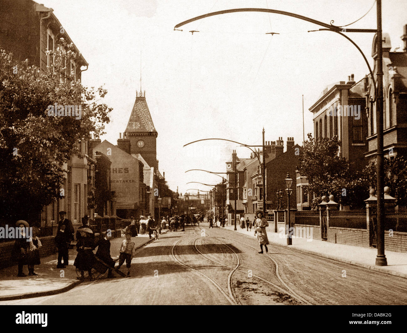 Sheerness The Broadway early 1900s Stock Photo Alamy
