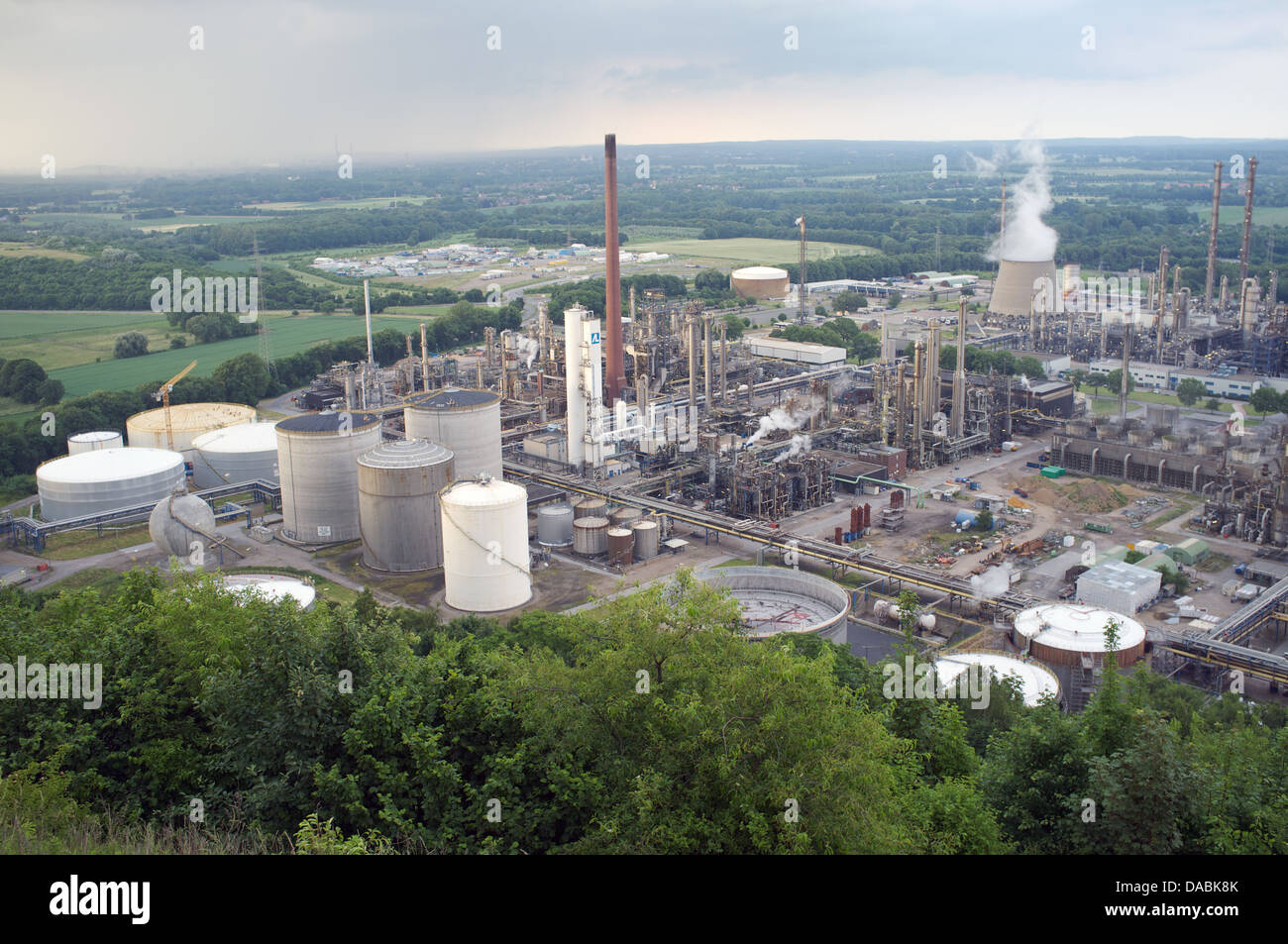 BP oil refinery Stock Photo