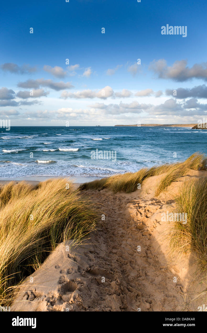 Porth Kidney; St Ives; Cornwall; UK Stock Photo