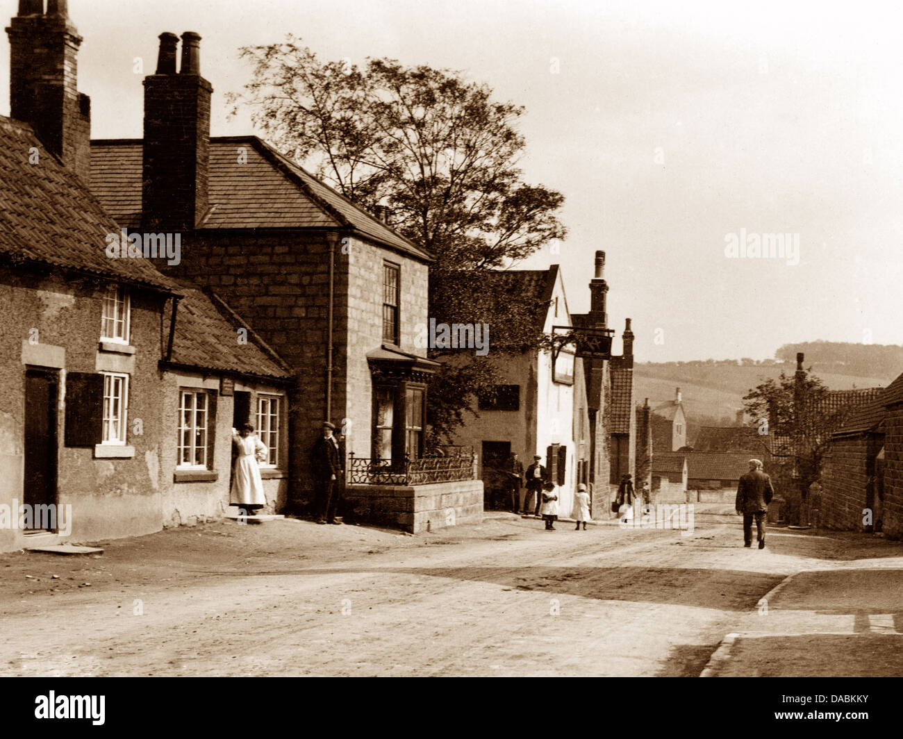 Harthill near Killamarsh early 1900s Stock Photo Alamy