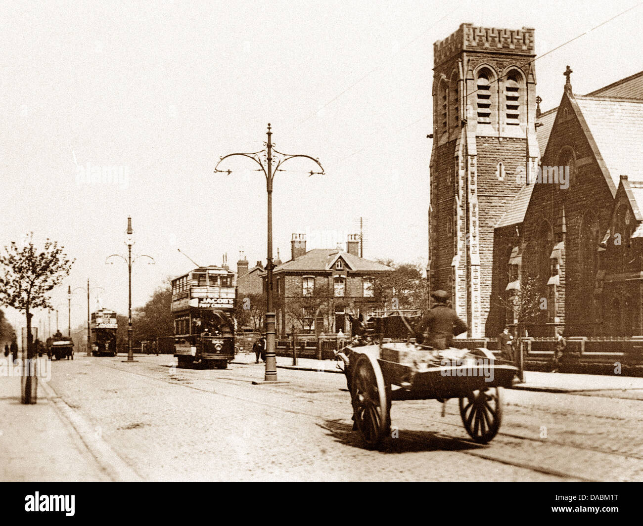 Bootle Stanley Road Liverpool early 1900s Stock Photo
