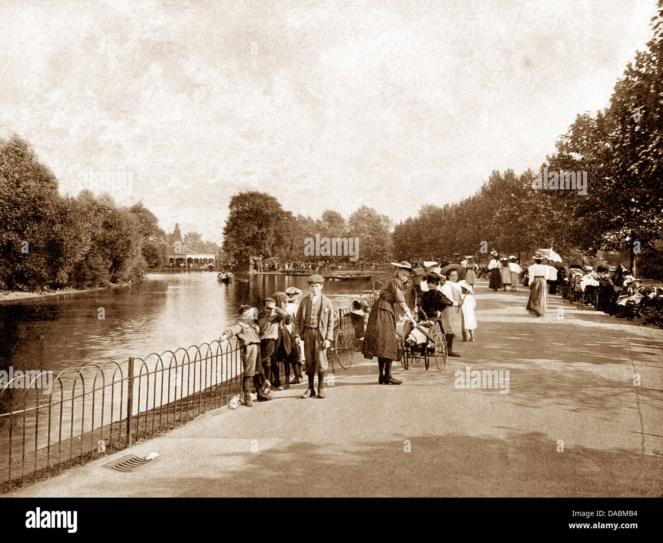 London Finsbury Park Victorian period Stock Photo