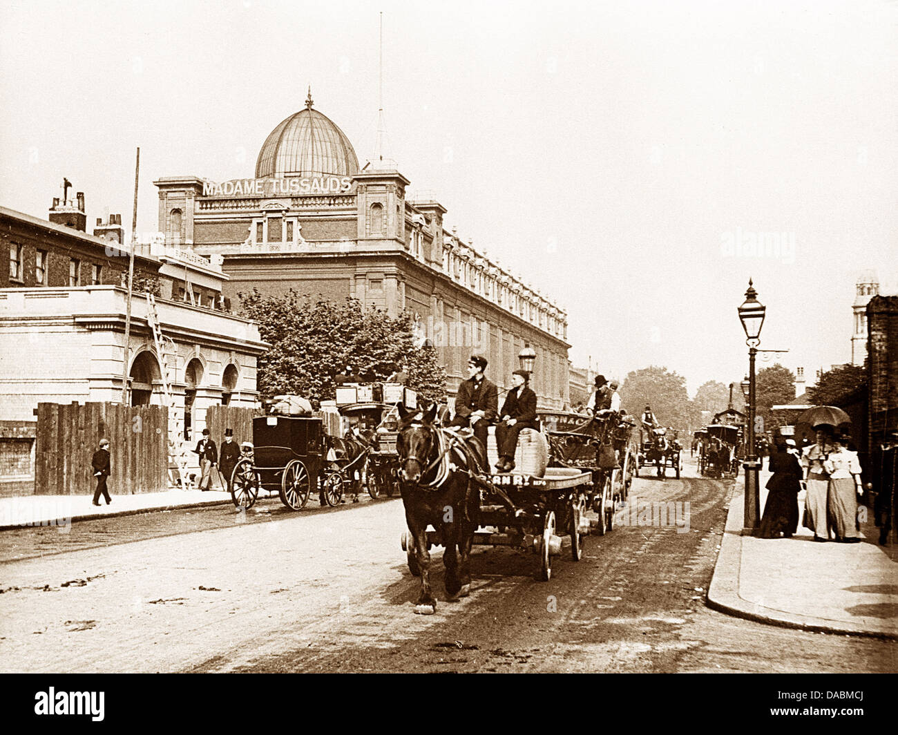 London Madame Tussaud's Victorian period Stock Photo