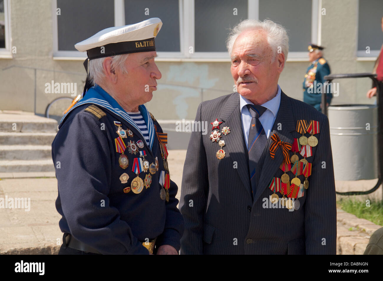 veterans of the World War II with medals Stock Photo - Alamy
